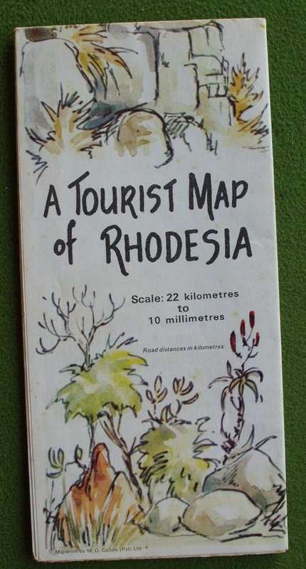 Rhodesia map in excellent condition