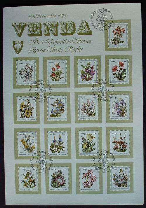 Stamps Venda 1st definitive series NH