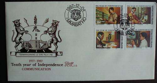 Stamps FDC Bopuphatswana  10th anniversary mint