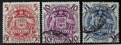Stamps used Australia 1948