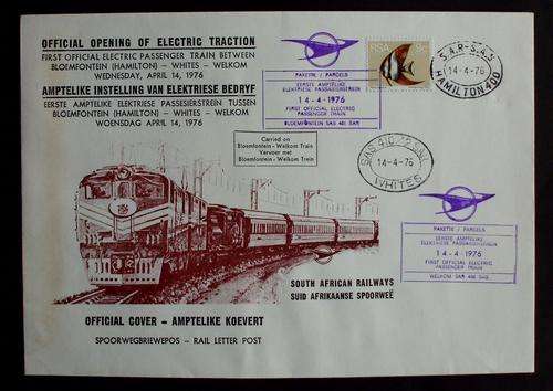 FDC Official Opening Electric Traction 1976 mint