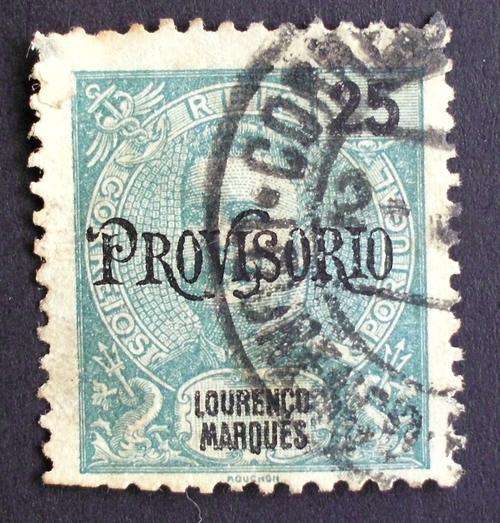 Stamp Portugal 1898 with Lorenco Marques Overstamp used