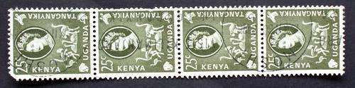 Stamps Kenya, Uganda, Tanganyika 1960 25c
