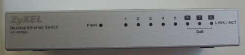 Zyxel 8 Port Internet Switch - 10/100MBPS - USB