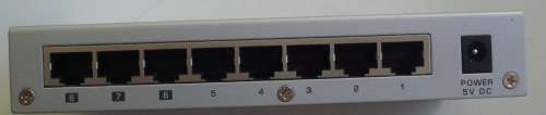 Zyxel 8 Port Internet Switch - 10/100MBPS - USB