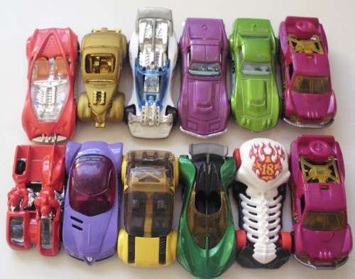 Hotwheels - Die Cast Cars - Mattel x 12 various