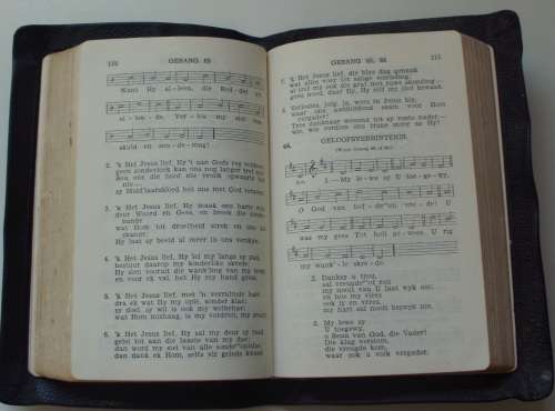 Bible - Die Berymde Psalms En Gesange x 2 - Vintage