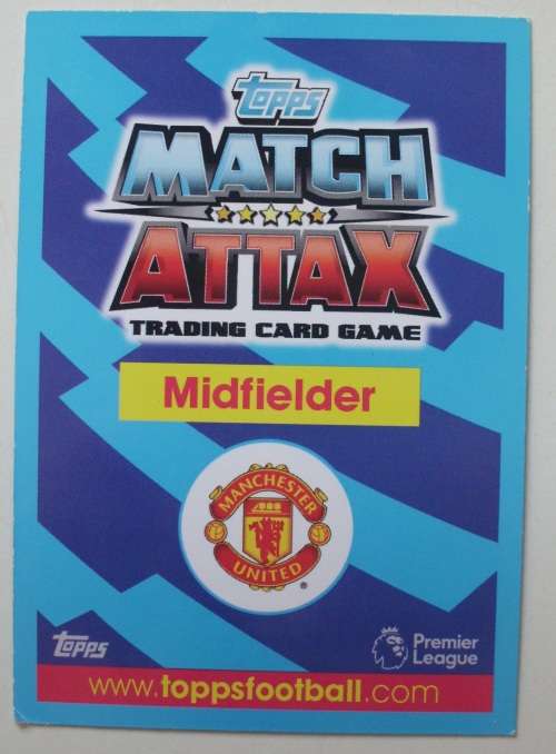 Topps Soccer Card - Paul Pogba - Premier League