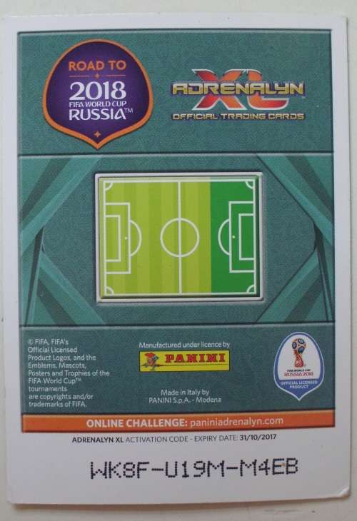 Panini Soccer Card - Aleksandr Kokorin - Russia 2018 -