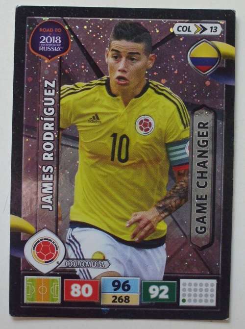 Panini Soccer Card - James Rodriguez - Russia 2018 -