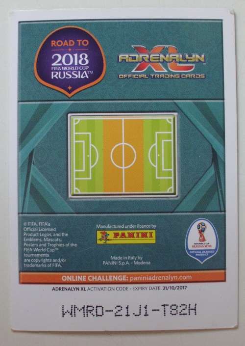 Panini Soccer Card - James Rodriguez - Russia 2018 -