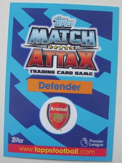 Topps Soccer Card - Bellerin - Premier League