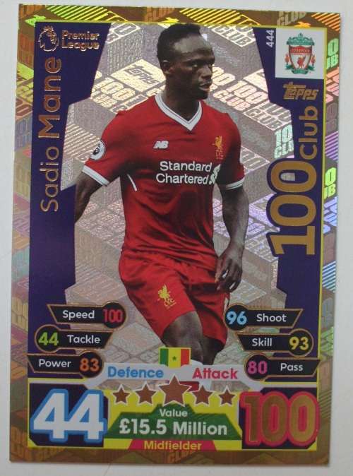 Topps Soccer Card - Sadio Mane - Premier League