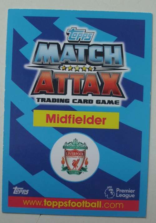 Topps Soccer Card - Sadio Mane - Premier League