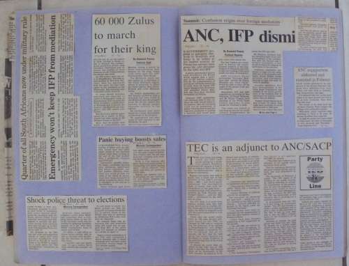 Newspaper Clippings x 130 - RSA Election 1994
