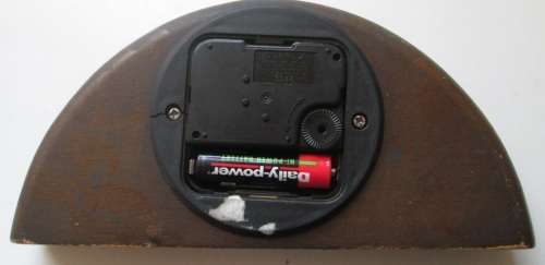 Clock - Wooden - Naspers - Vintage