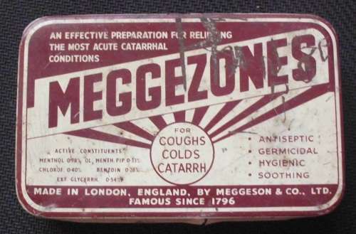 Tins x 2 - Antique - 3 Castles/Meggezones
