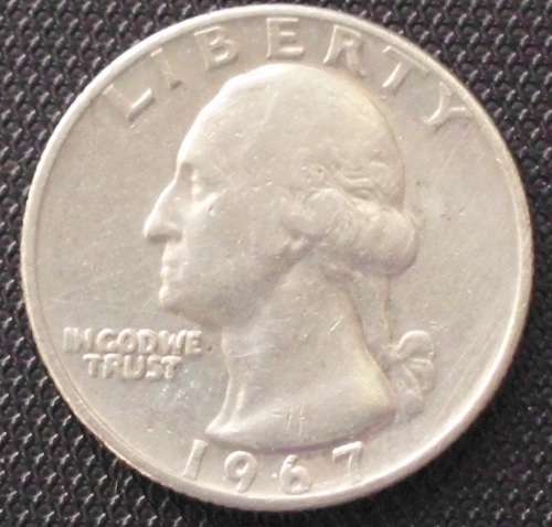 Coin - Usa - Quarter - 1967 - VF