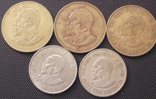 Coin - Kenya x 5 - Various