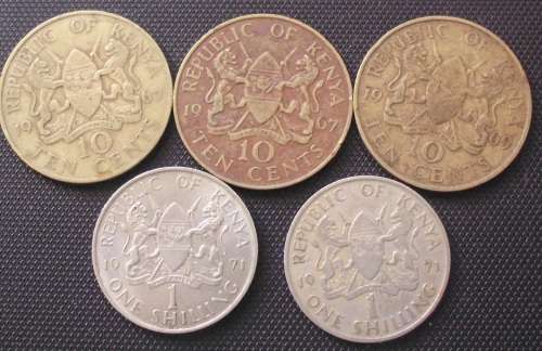 Coin - Kenya x 5 - Various