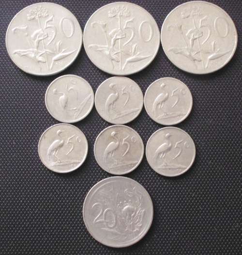 Coin - RSA - Various 1965-69