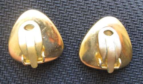 Earrings - Vintage - Clip On - Colourfull