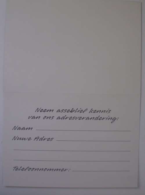 Change Of Address Cards - Various