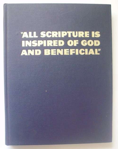 Bible - Watchtower - 1963 - unused - 1st ed