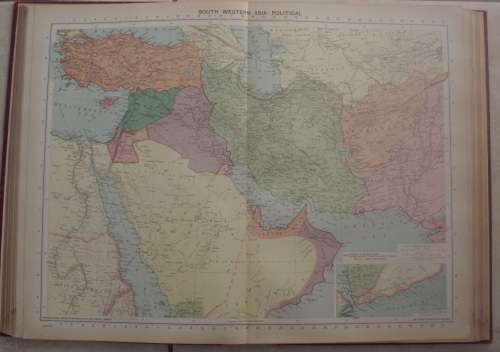 Book - Philips International Atlas - 1942 - Interim Edition
