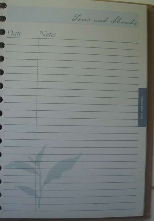 Book - Garden Journal - Unused