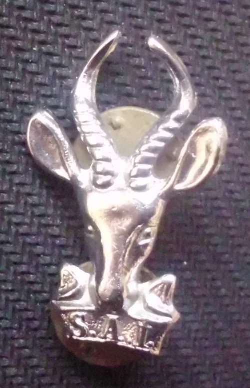Military Beret Badge - Chrome