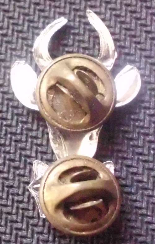 Military Beret Badge - Chrome