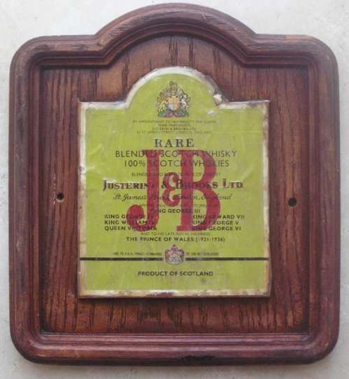 Bar Signs x 2 Vintage - Smirnoff/J&B - used