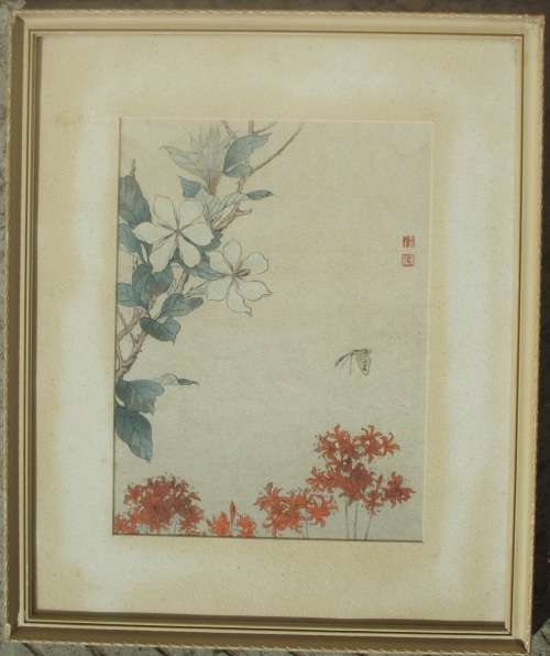Painting - Chinese - On Paper - Framed - Vintage