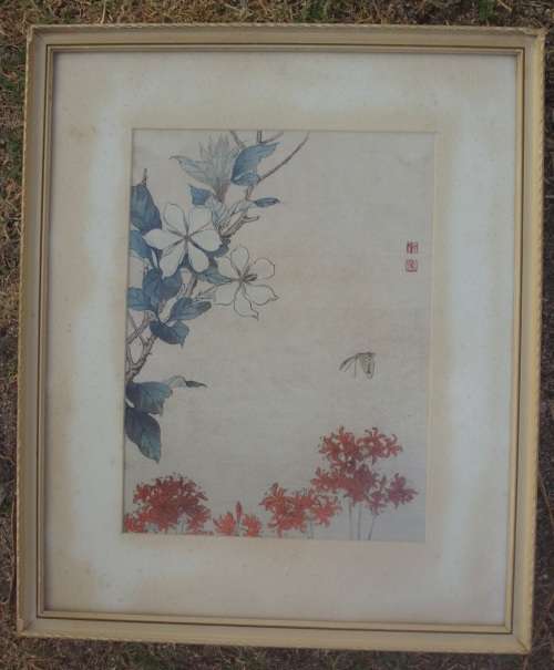 Painting - Chinese - On Paper - Framed - Vintage
