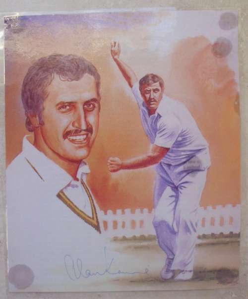 Autograph x 7 - Cricket - Eric Symons, Alan Kourie, etc