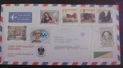 Stamp x 17 Envelopes - Mixed Worldwide