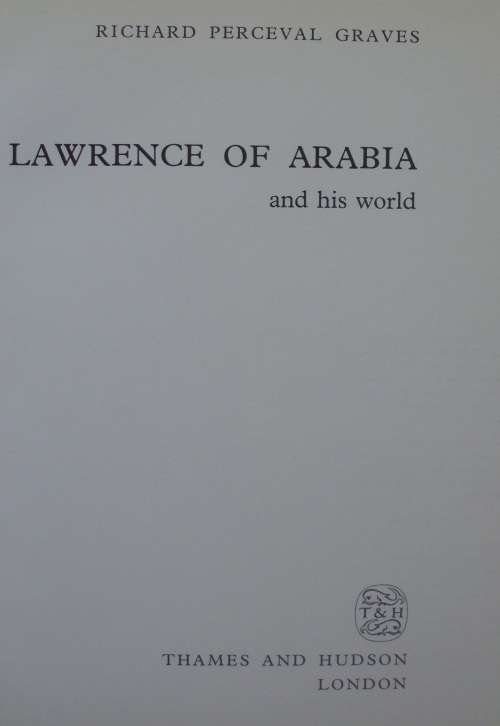 Book - Lawrence Of Arabia And His world - 1976 - 1st ed