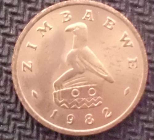 Coin - Zimbabwe 1 Cent 1982 - UNC - 02 - Rare