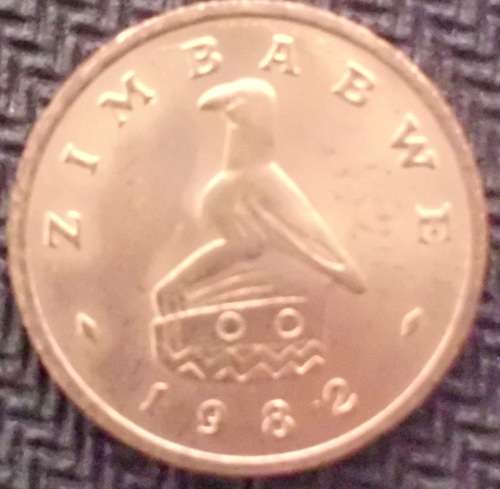Coin - Zimbabwe 1 Cent 1982 - UNC - 02 - Rare