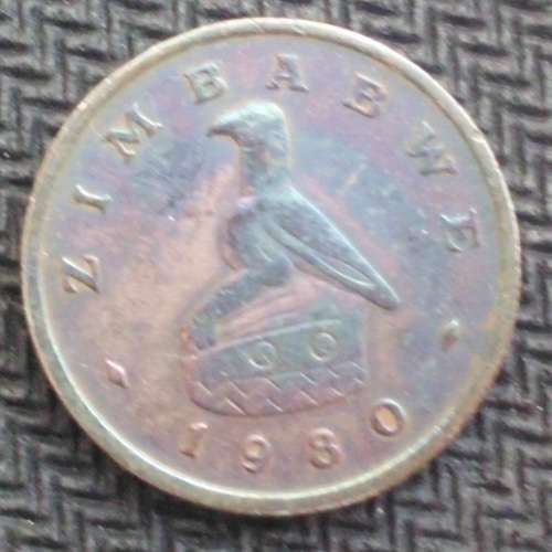Coin - Zimbabwe 1 Cent 1980 - EF - Rare