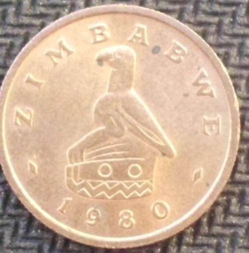 Coin - Zimbabwe 1 Cent 1980 - EF - Rare