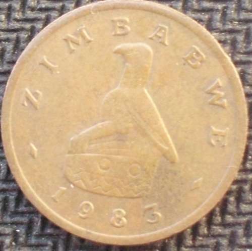 Coin - Zimbabwe 1 Cent 1983 - VF - Rare