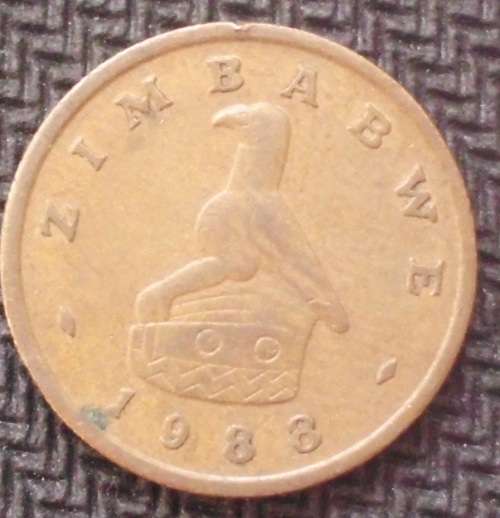 Coin - Zimbabwe 1 Cent - 1988 - EF - Rare