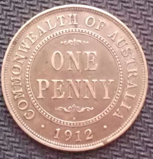 Coin - Australia - 1 Penny 1912H - AU