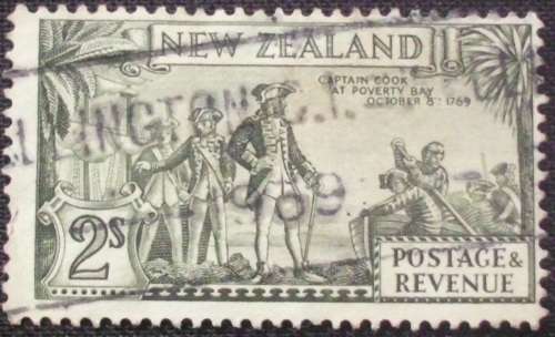 Stamp - New Zealand - 1935 - 2s - Used