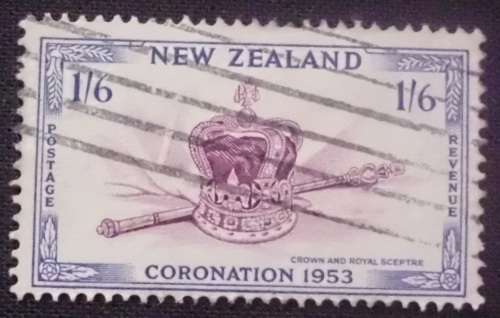 Stamp - New Zealand - 1953 - SG166 - 1s6d used