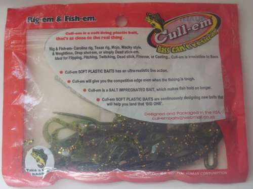 Bass Bait - Baby Bush Pig - Watermelon - Copper x 7 - unused