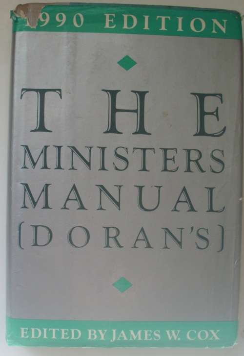 Bible/Book - The Ministers Manual - 1990 - 1st ed