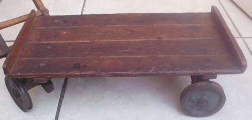 Wooden Wagon - Vintage - Solid Wood